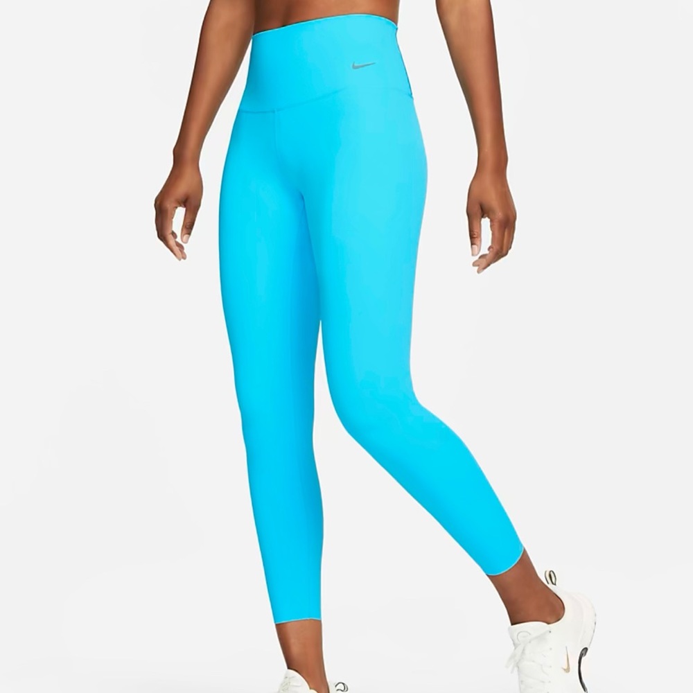 Nike Bright Blue High-Waist Leggings